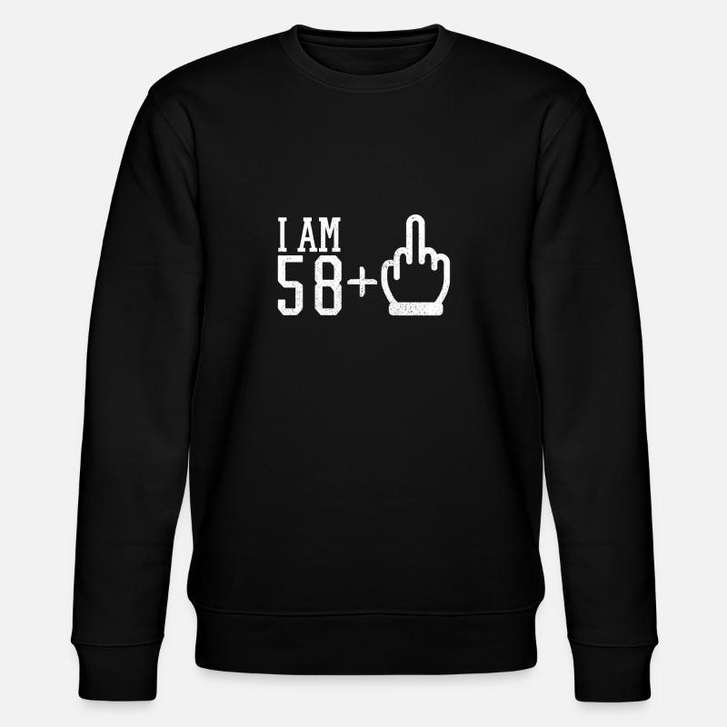 59th Birthday Shirts - Stanley/Stella CHANGER Unisex Organic Sweatshirt - black
