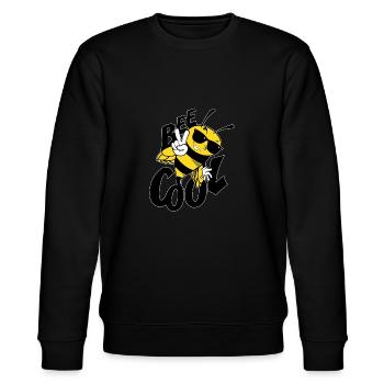 Imker Bienen Honig Bienenzucht Nektar Geschenk - Stanley/Stella Unisex Bio-Sweatshirt CHANGER  - Schwarz - Vorne - Nik (191cm) & Marisol (170cm)
