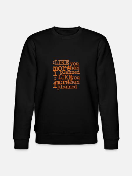 Je t’aime plus que prévu - Sweat bio CHANGER Stanley/Stella Unisexe - noir