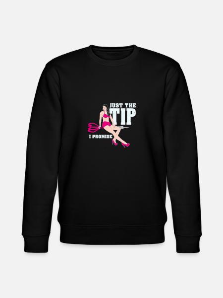 Funny darts shirt - Stanley/Stella CHANGER Unisex Organic Sweatshirt - black