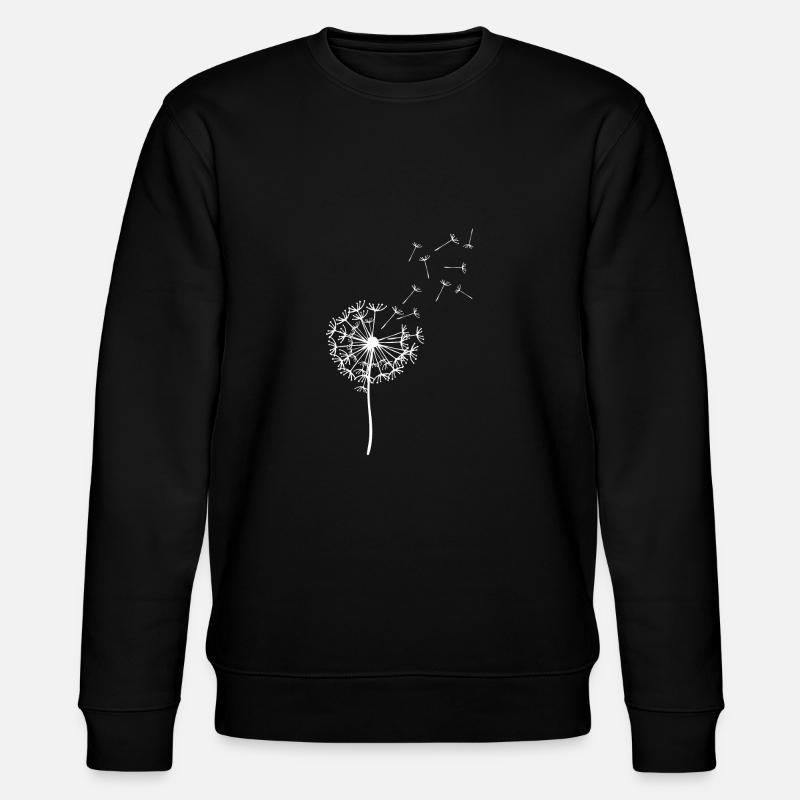 Libre et transitoire comme un pissenlit - Sweat bio CHANGER Stanley/Stella Unisexe - noir