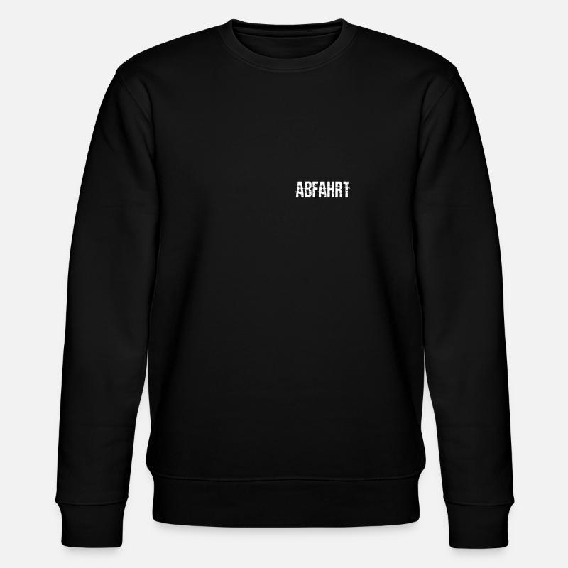Rave Techno Music Downhill - Stanley/Stella CHANGER Unisex Organic Sweatshirt - black