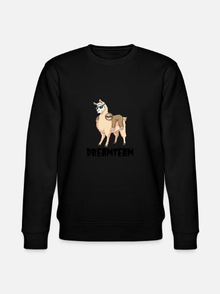 Dreamteam Funny gift - Stanley/Stella CHANGER Unisex Organic Sweatshirt - black