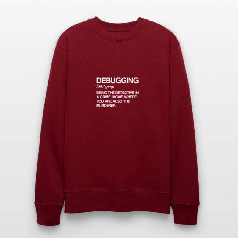 Debugging Definition | Programmierer, Informatiker Stanley/Stella Unisex Bio-Sweatshirt CHANGER 