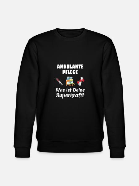 Ambulante Pflege T-Shirt Für Frauen Krankenpflege - Stanley/Stella Unisex Bio-Sweatshirt CHANGER - Schwarz
