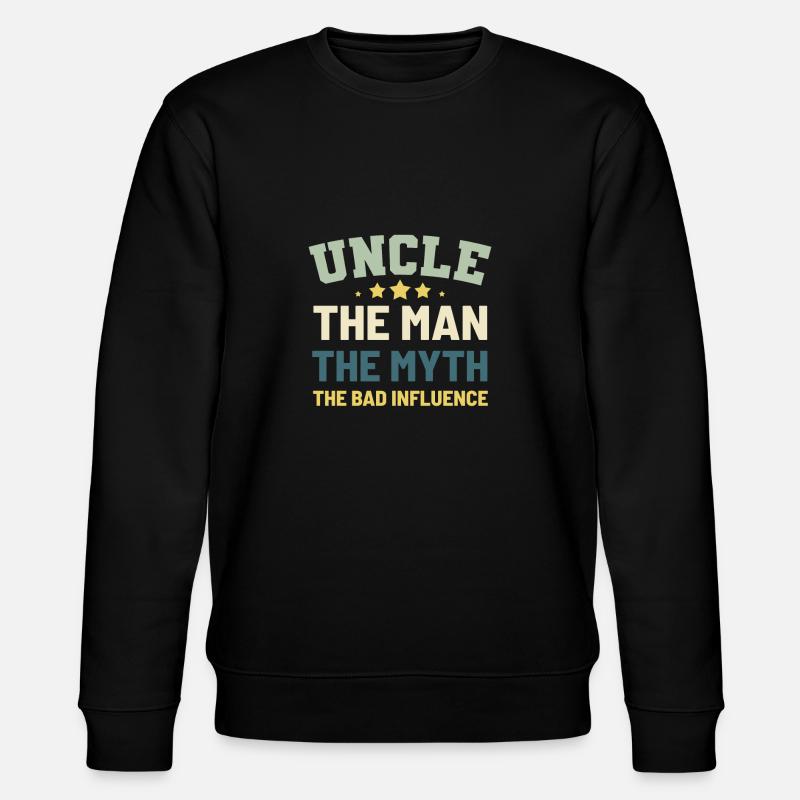 uncle - Stanley/Stella CHANGER Unisex Organic Sweatshirt - black