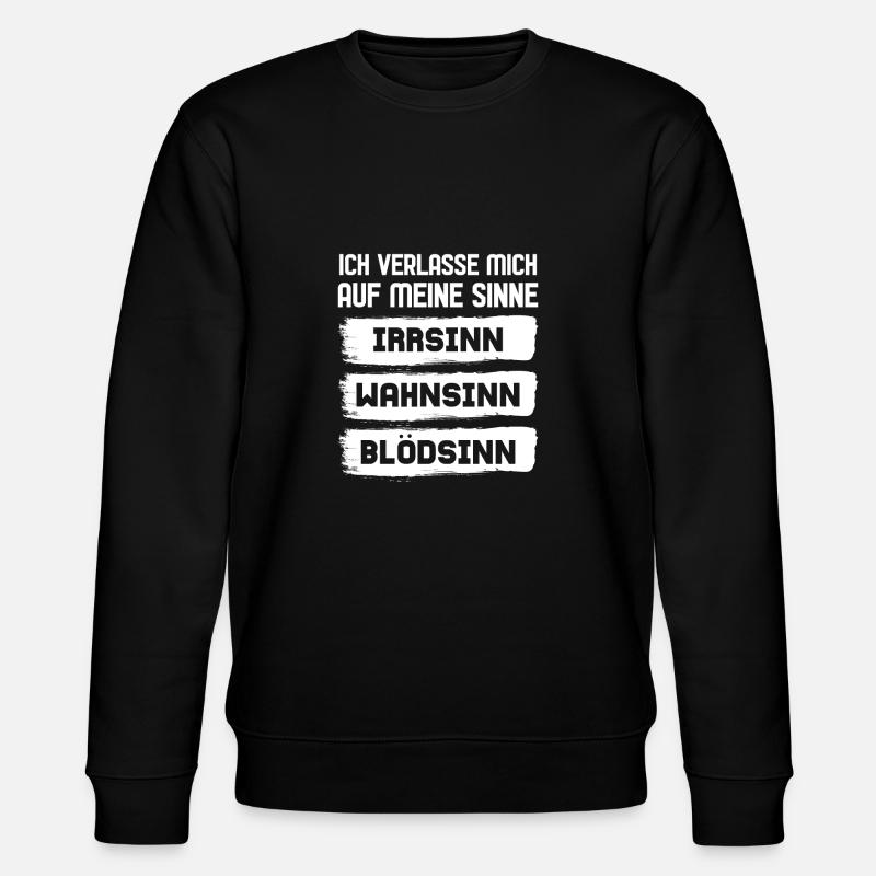 Meine Sinne - Stanley/Stella Unisex Bio-Sweatshirt CHANGER - Schwarz