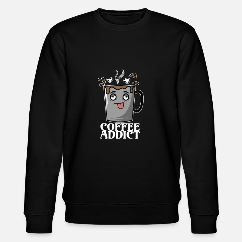 Coffee Addict - Sweat bio CHANGER Stanley/Stella Unisexe - noir