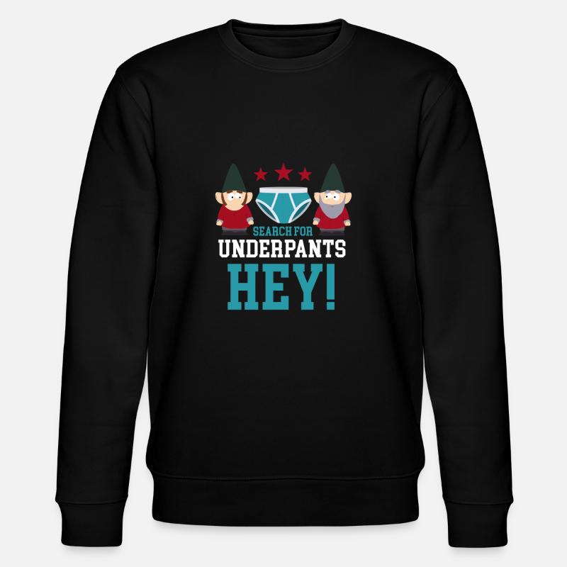 A la recherche d’underpants ! - Sweat bio CHANGER Stanley/Stella Unisexe - noir