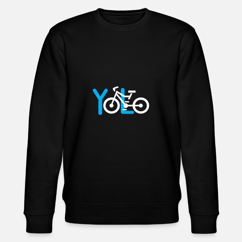 Logo de vélo YOLO - Sweat bio CHANGER Stanley/Stella Unisexe - noir
