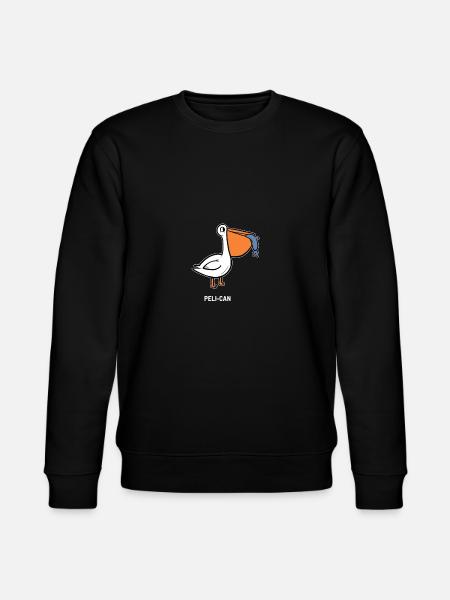 Peli-can animal lovers poison - Stanley/Stella CHANGER Unisex Organic Sweatshirt - black