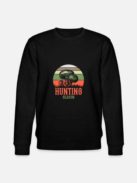 Mushrooms mushroom picking mushroom hunter-gathere - Stanley/Stella CHANGER Unisex Organic Sweatshirt - black