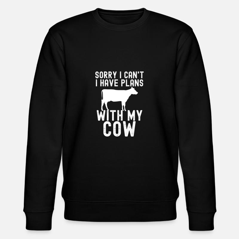 Cow - Stanley/Stella CHANGER Unisex Organic Sweatshirt - black