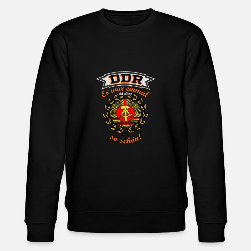 DDR Es war einmal - Stanley/Stella Unisex Bio-Sweatshirt CHANGER  - Schwarz