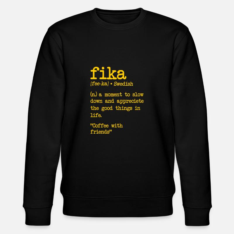 Sweden Sverige Scandinavia - Stanley/Stella Unisex Bio-Sweatshirt CHANGER  - Schwarz