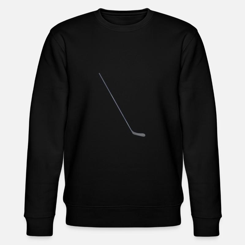 Hockeyschläger - Stanley/Stella Unisex Bio-Sweatshirt CHANGER  - Schwarz