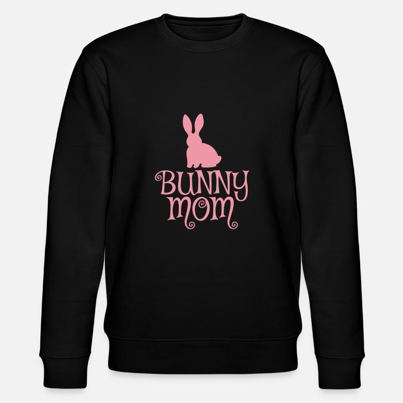Lapin mignon, maman rongeur - Sweat bio CHANGER Stanley/Stella Unisexe - noir