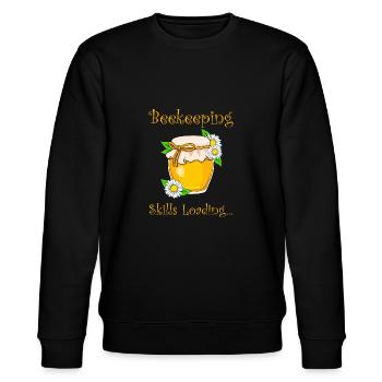 Beekeeping Skills Loading Nature Beehive Nature - Stanley/Stella CHANGER Unisex Organic Sweatshirt - black - Front - Nik (191cm) & Marisol (170cm)
