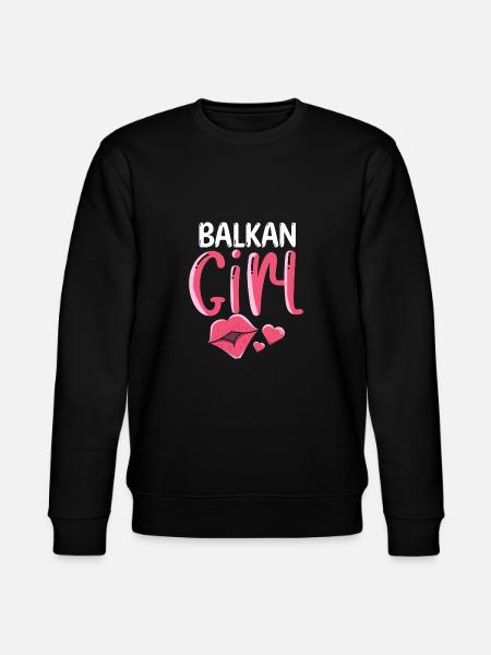 Balkan Girl Croatie Albanie Kosovo Bosnie - Sweat bio CHANGER Stanley/Stella Unisexe - noir