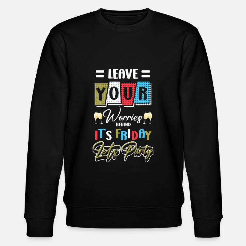 Feiern Alkohol Event Mädelsabend - Stanley/Stella Unisex Bio-Sweatshirt CHANGER - Schwarz
