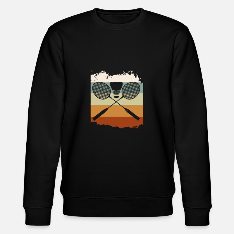 Terrain de badminton rétro Hobby - Sweat bio CHANGER Stanley/Stella Unisexe - noir