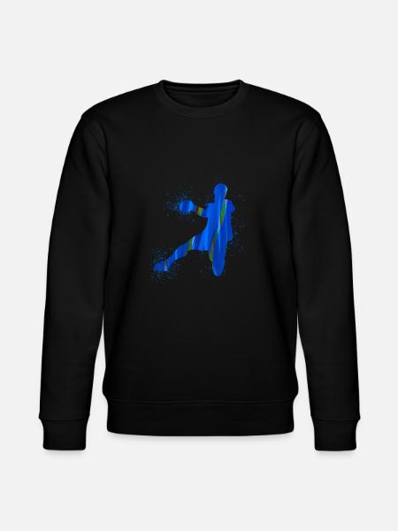 Handball, handballer, Beachhandball,Graffiti - Stanley/Stella Unisex Bio-Sweatshirt CHANGER - Schwarz