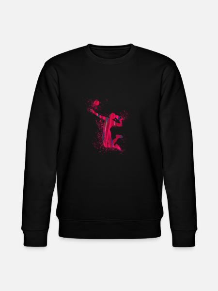 volleyball, volleyballerin, Beachball,Graffiti - Stanley/Stella Unisex Bio-Sweatshirt CHANGER  - Schwarz