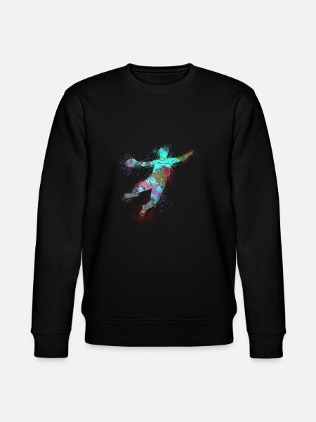 Handball, handballer, beach handball,graffiti - Stanley/Stella CHANGER Unisex Organic Sweatshirt - black