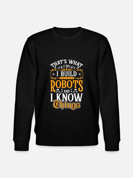 Machine Robotics Robotnik - Stanley/Stella CHANGER Unisex Organic Sweatshirt - black