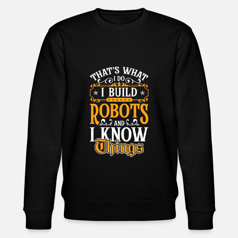 Machine Robotics Robotnik - Stanley/Stella CHANGER Unisex Organic Sweatshirt - black