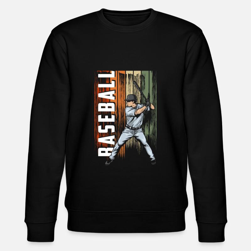 Baseball Mannschaft Team - Stanley/Stella CHANGER Unisex Organic Sweatshirt - black