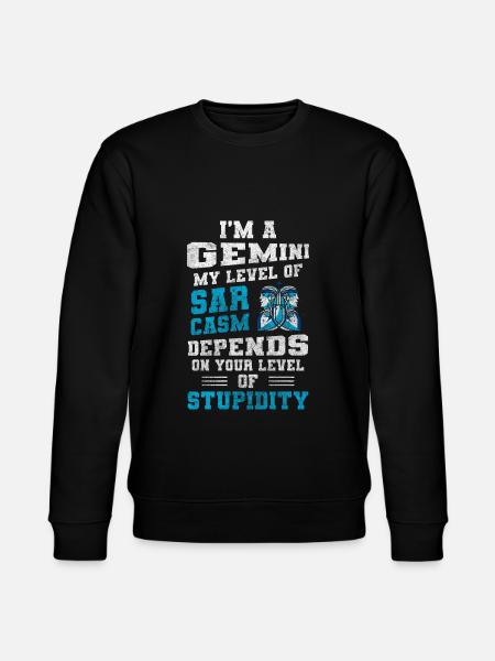 Zodiac sign zodiac element - Stanley/Stella CHANGER Unisex Organic Sweatshirt - black