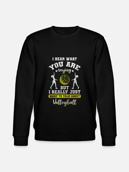 Volleyball Team Player Team Match - Stanley/Stella CHANGER Unisex Organic Sweatshirt - black