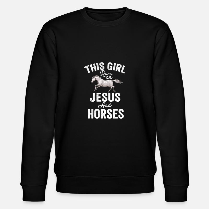Amour des chevaux - Sweat bio CHANGER Stanley/Stella Unisexe - noir