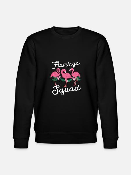 Flamingo Squad - Stanley/Stella Unisex Bio-Sweatshirt CHANGER  - Schwarz