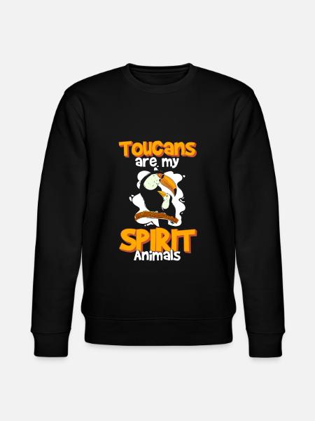 Toucan Holiday Tropical Jungle - Stanley/Stella CHANGER Unisex Organic Sweatshirt - black