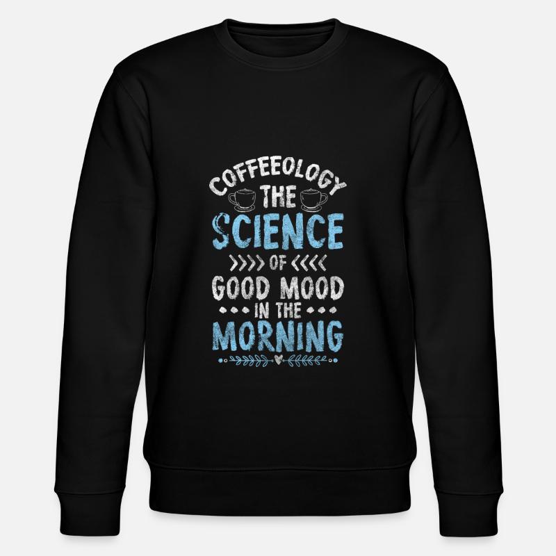 Coffee Espresso Cappuccino Cup - Stanley/Stella CHANGER Unisex Organic Sweatshirt - black