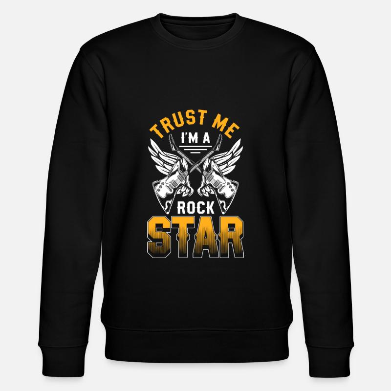 Rock Band Sänger - Stanley/Stella Unisex Bio-Sweatshirt CHANGER - Schwarz