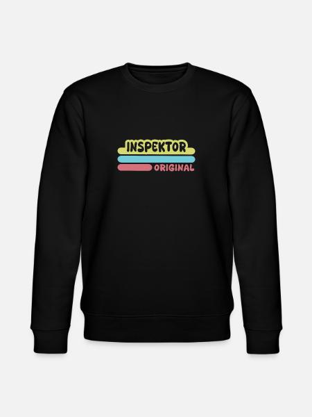 Gift for Inspector - Stanley/Stella CHANGER Unisex Organic Sweatshirt - black