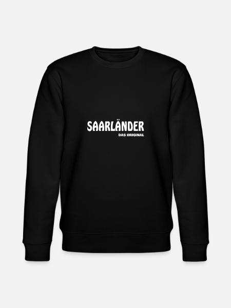 Saarländer Das Original - Stanley/Stella Unisex Bio-Sweatshirt CHANGER - Schwarz