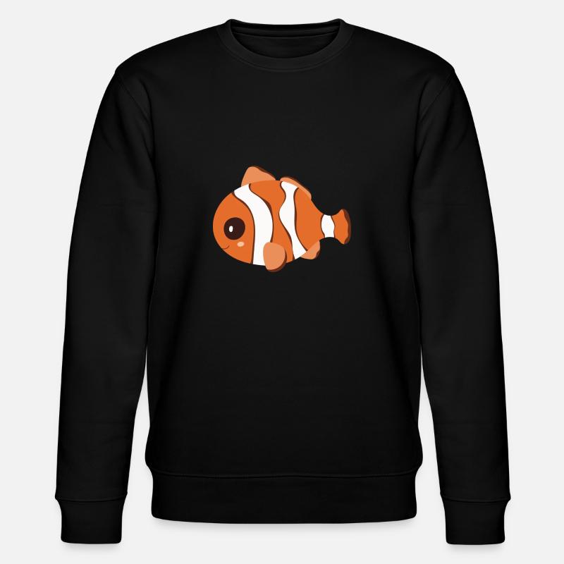 Clownfisch - Stanley/Stella Unisex Bio-Sweatshirt CHANGER  - Schwarz