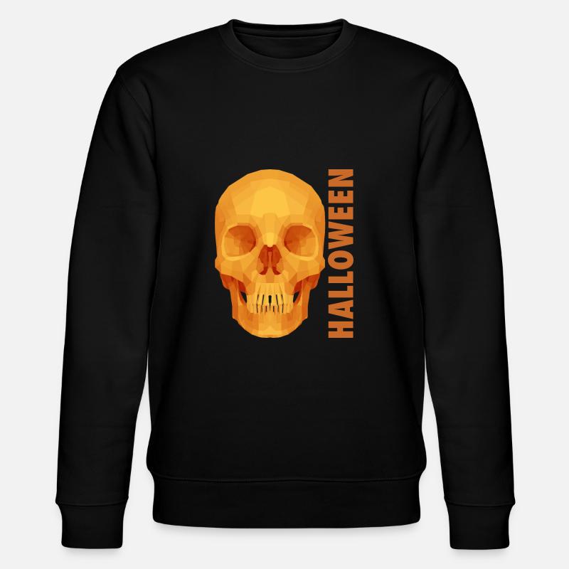 Crâne d'Halloween - Sweat bio CHANGER Stanley/Stella Unisexe - noir
