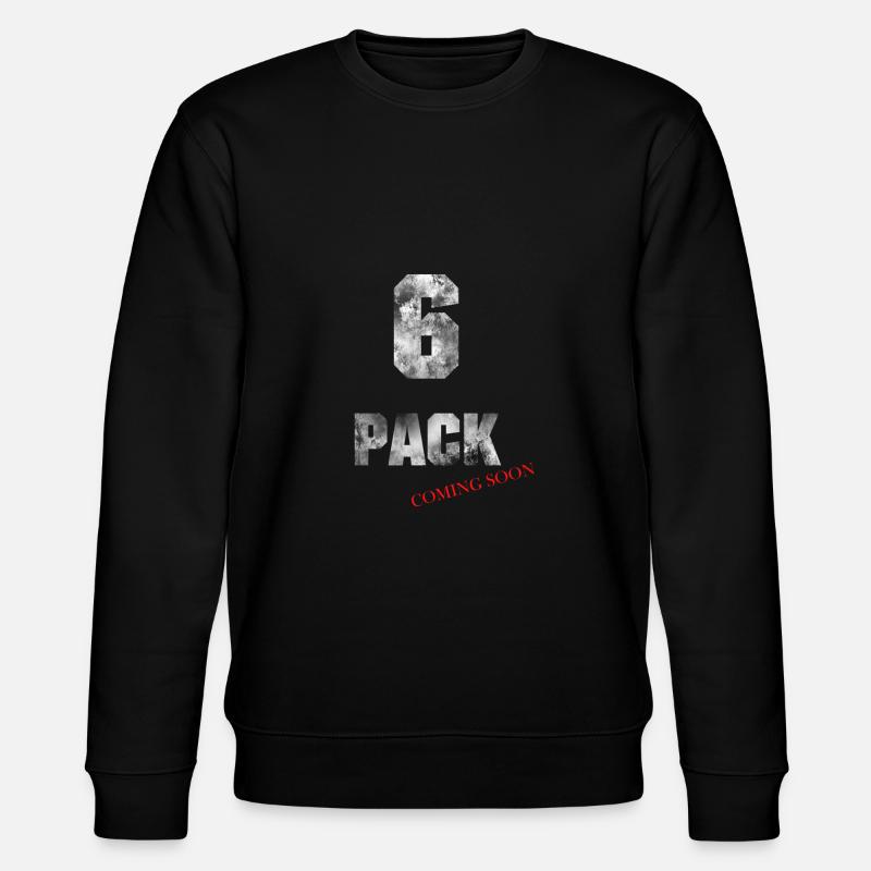 6pack - Stanley/Stella CHANGER Unisex Organic Sweatshirt - black
