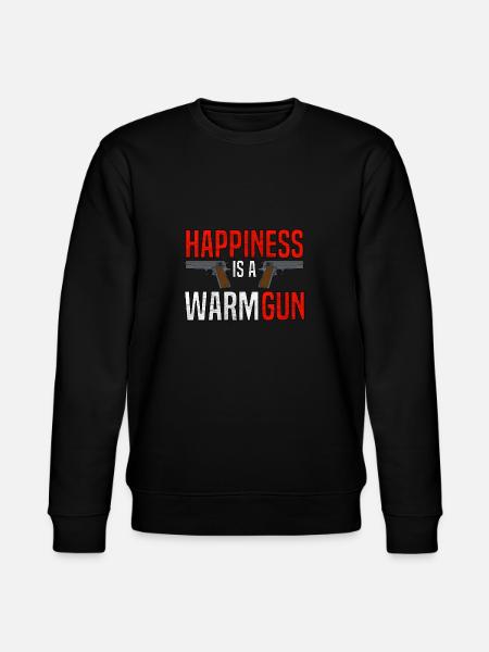 Happiness is a warm gun - Stanley/Stella CHANGER Unisex Organic Sweatshirt - black