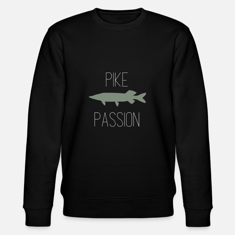 Hecht Leidenschaft - Passion du brochet - Sweat bio CHANGER Stanley/Stella Unisexe - noir