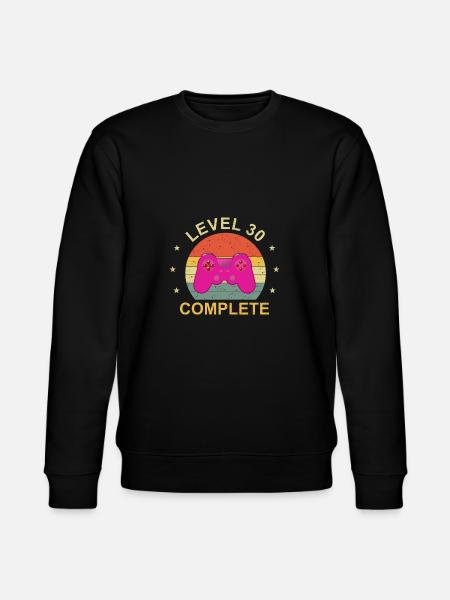 Level 30 complete - Stanley/Stella CHANGER Unisex Organic Sweatshirt - black