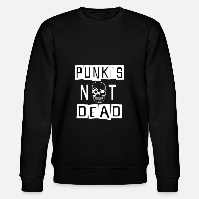 PUNK'S NOT DEAD - Sweat bio CHANGER Stanley/Stella Unisexe - noir