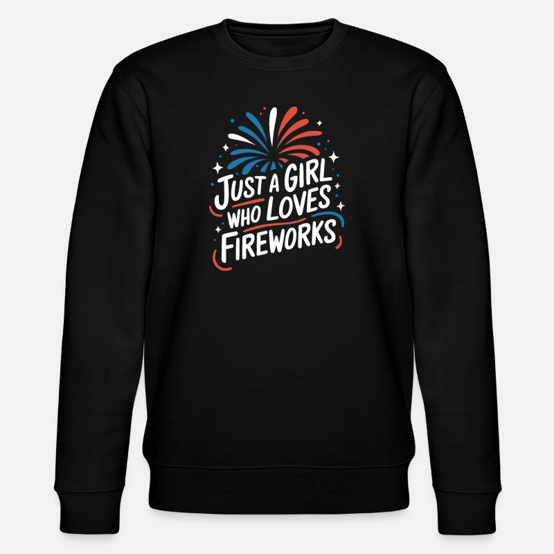 Pyrotechnics Fireworks Pyrotechnics - Stanley/Stella CHANGER Unisex Organic Sweatshirt - black