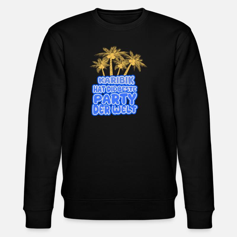 Urlaub Karibik - Stanley/Stella Unisex Bio-Sweatshirt CHANGER  - Schwarz