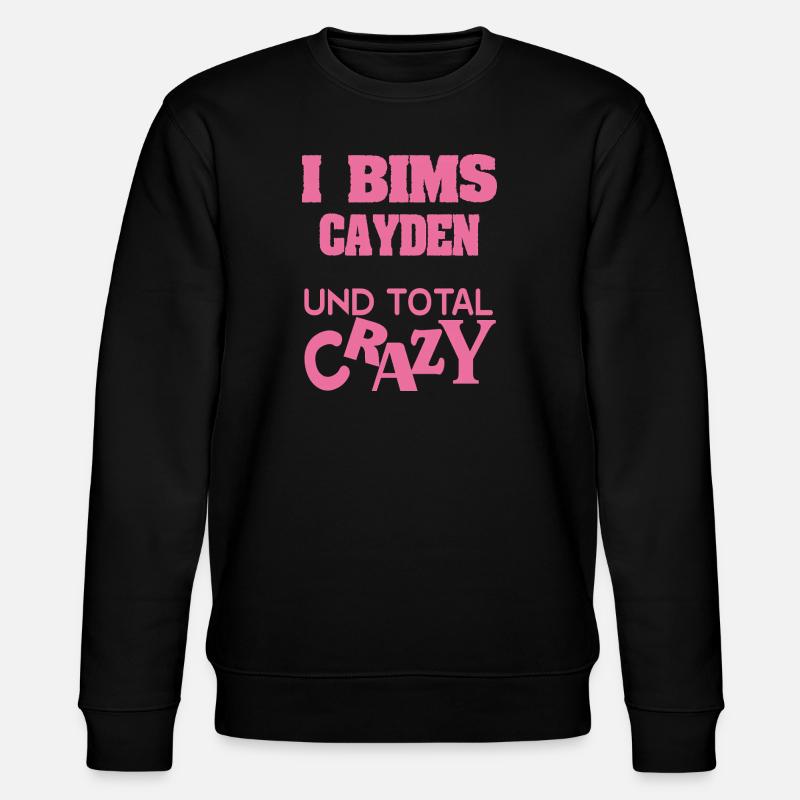 Cayden comme prénom - Sweat bio CHANGER Stanley/Stella Unisexe - noir